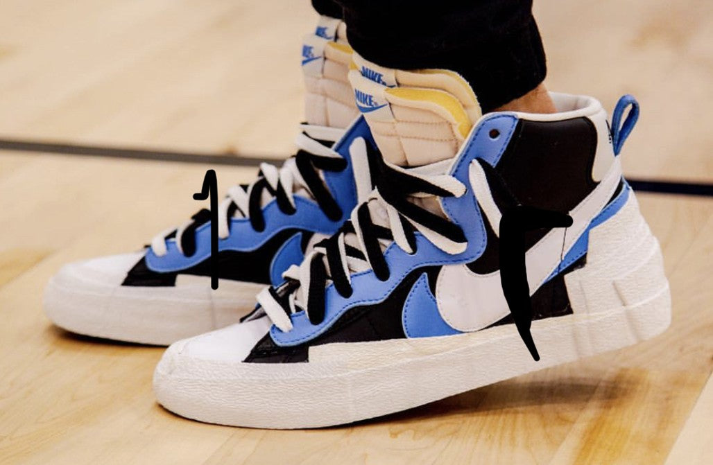 Sacai X Nike Blazer Mid Black Blue