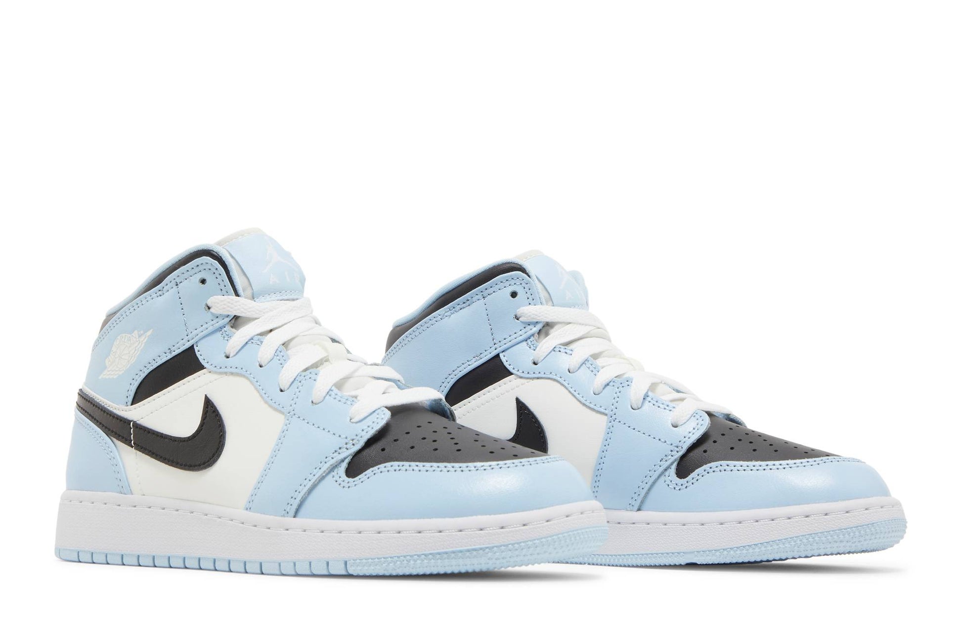 ( Grade School ) Air Jordan 1 Mid ‘Ice Blue’ 555112-401