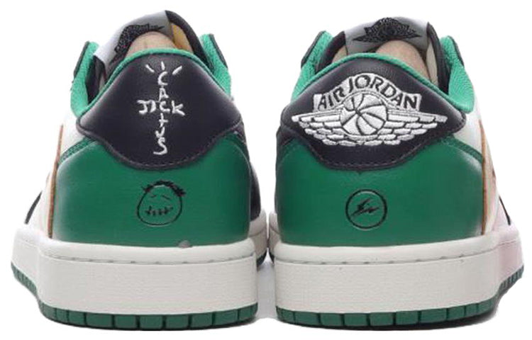 Air Jordan Travis Scott X Fragment Design X 1 Low ‘White Green Black’ DM7866-128