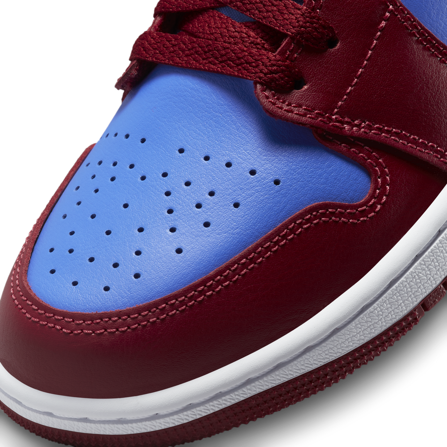 ( Women ) Air Jordan 1 Low ‘Deep Red Blue’ DC0774-604