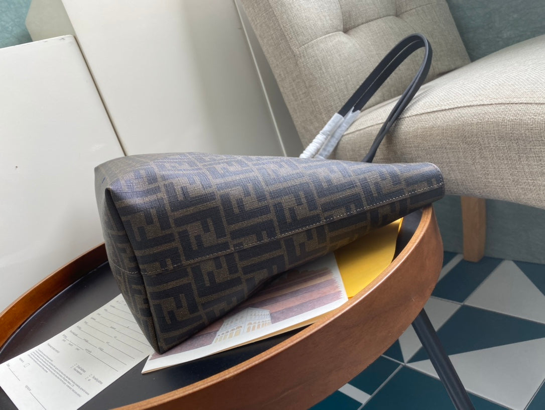Fendi Zucca Monogram Canvas Tote Bag