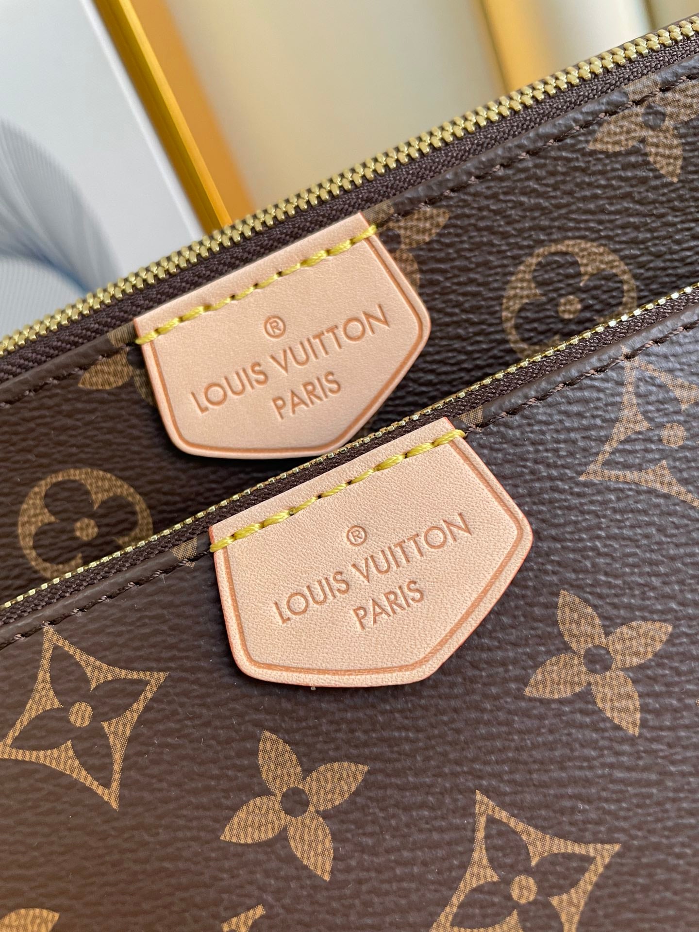 Louis Vuitton Multi Pochette Accessoires Monogram Canvas Brown Crossbody Bag