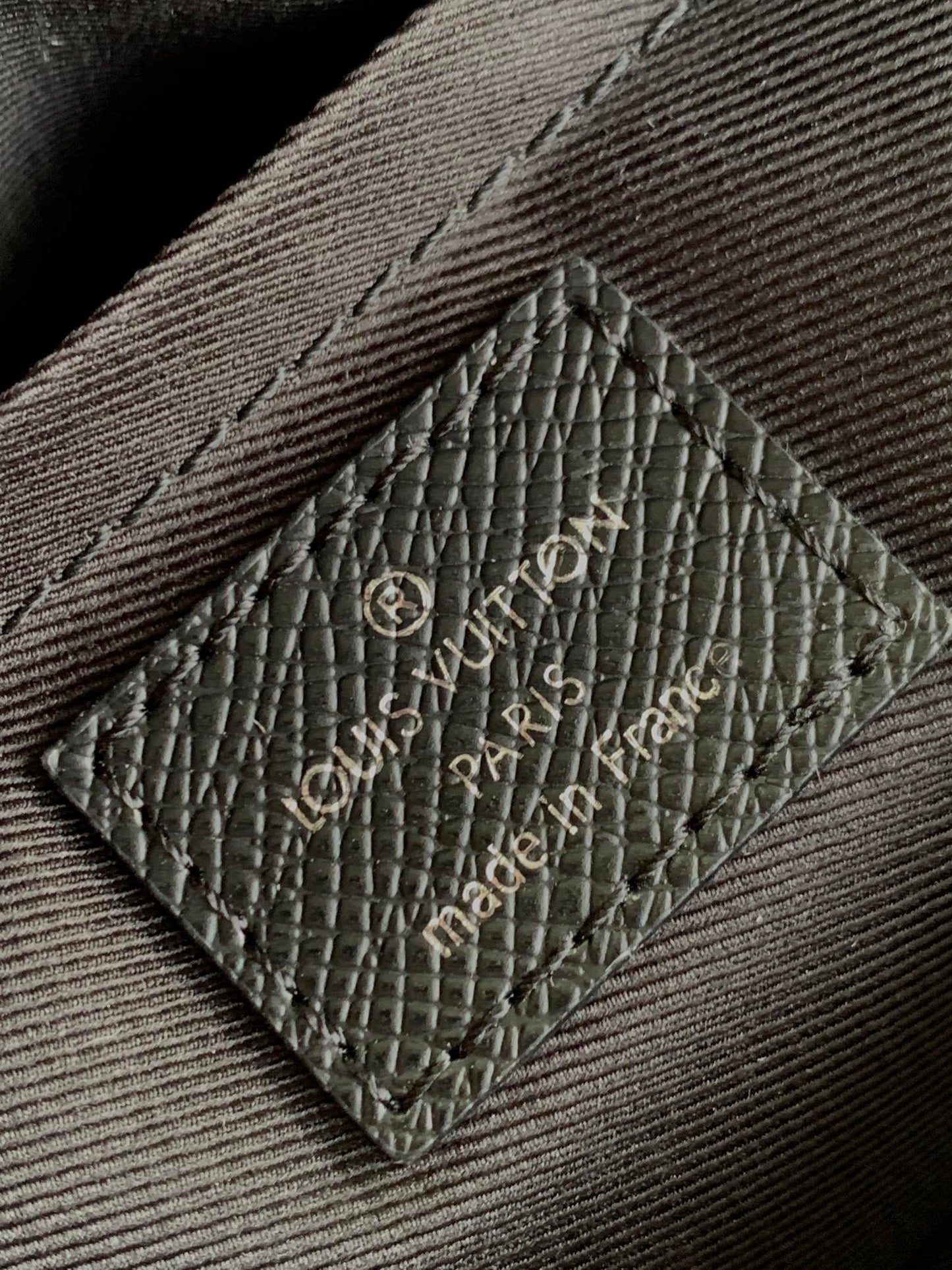 Louis Vuitton Outdoor Messenger Bag - Monogram Eclipse Canvas &amp; Black Taiga Leather