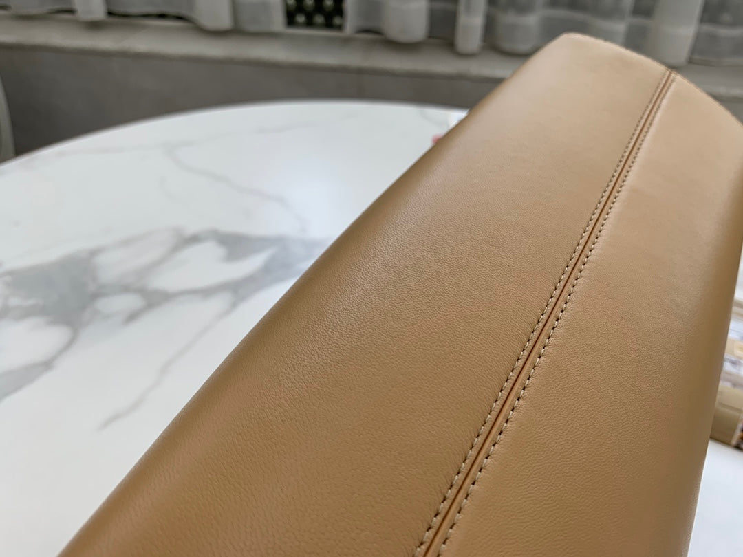 Fendi First Small Beige Nappa Leather Bag with Detachable Strap