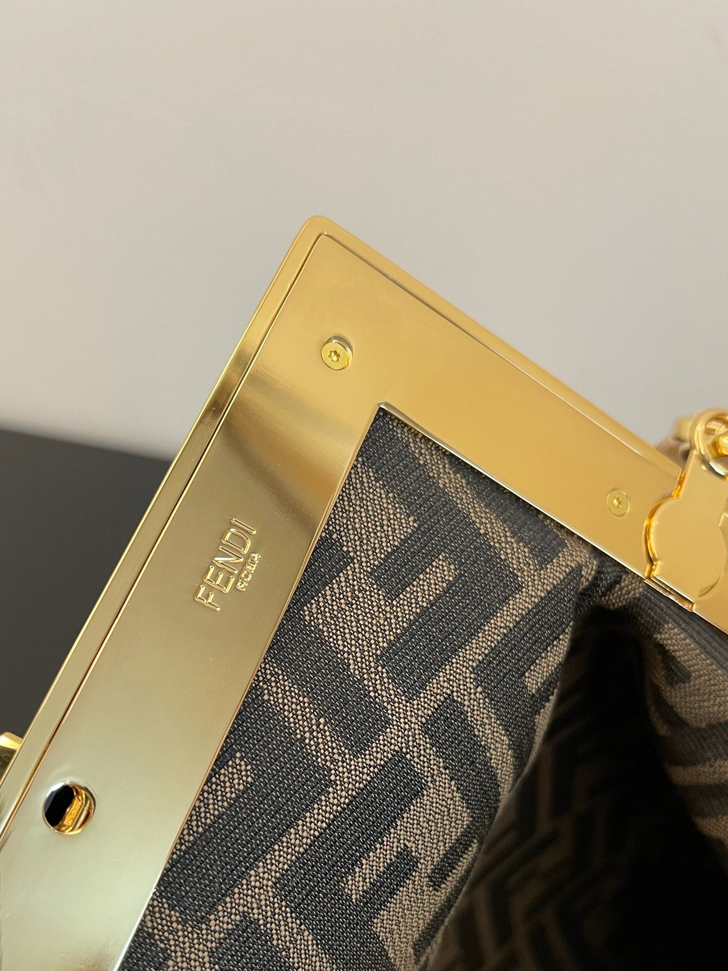 Elegant Beige Asymmetric Frame Clutch - Designer Inspired Leather Shoulder Bag