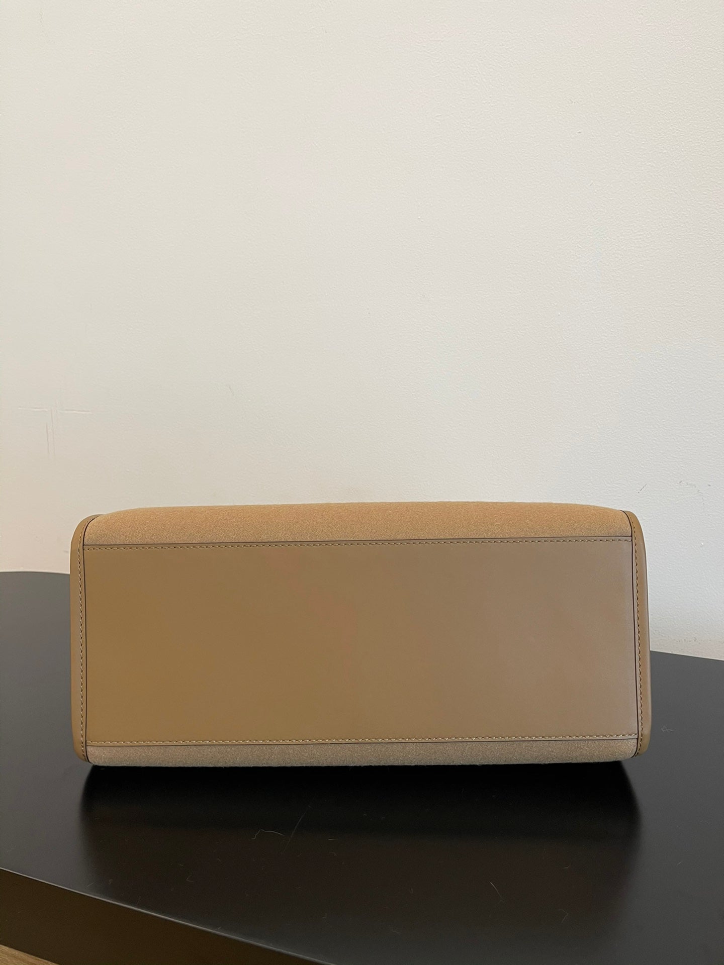Fendi Sunshine Medium Shopper Bag - Taupe Leather Tote