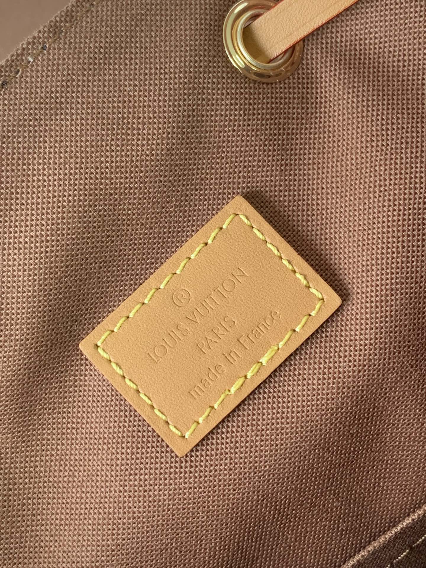 Louis Vuitton Classic Brown Monogram Mini Backpack with Leather Trim
