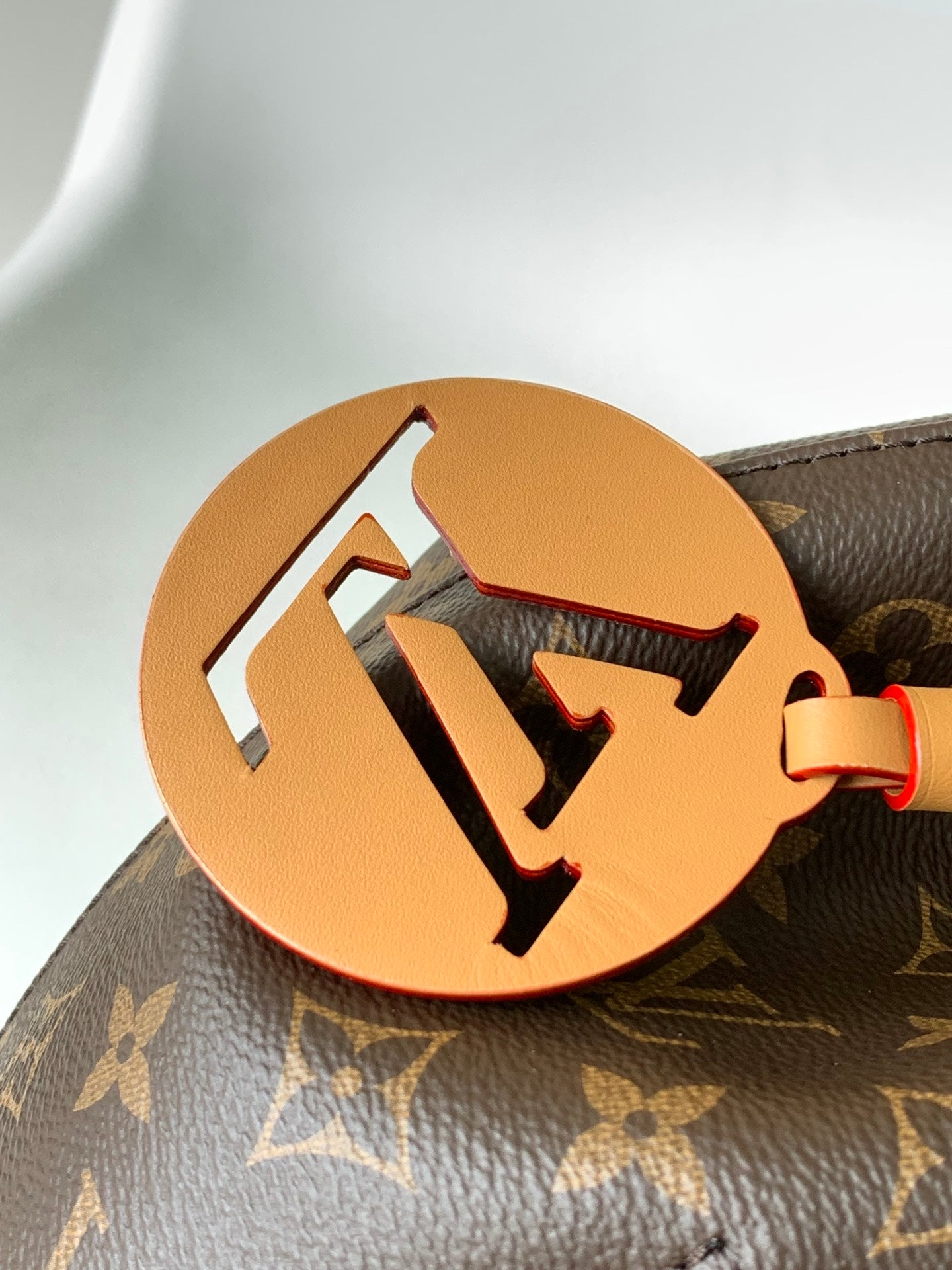 Louis Vuitton Classic Brown Monogram Mini Backpack with Leather Trim