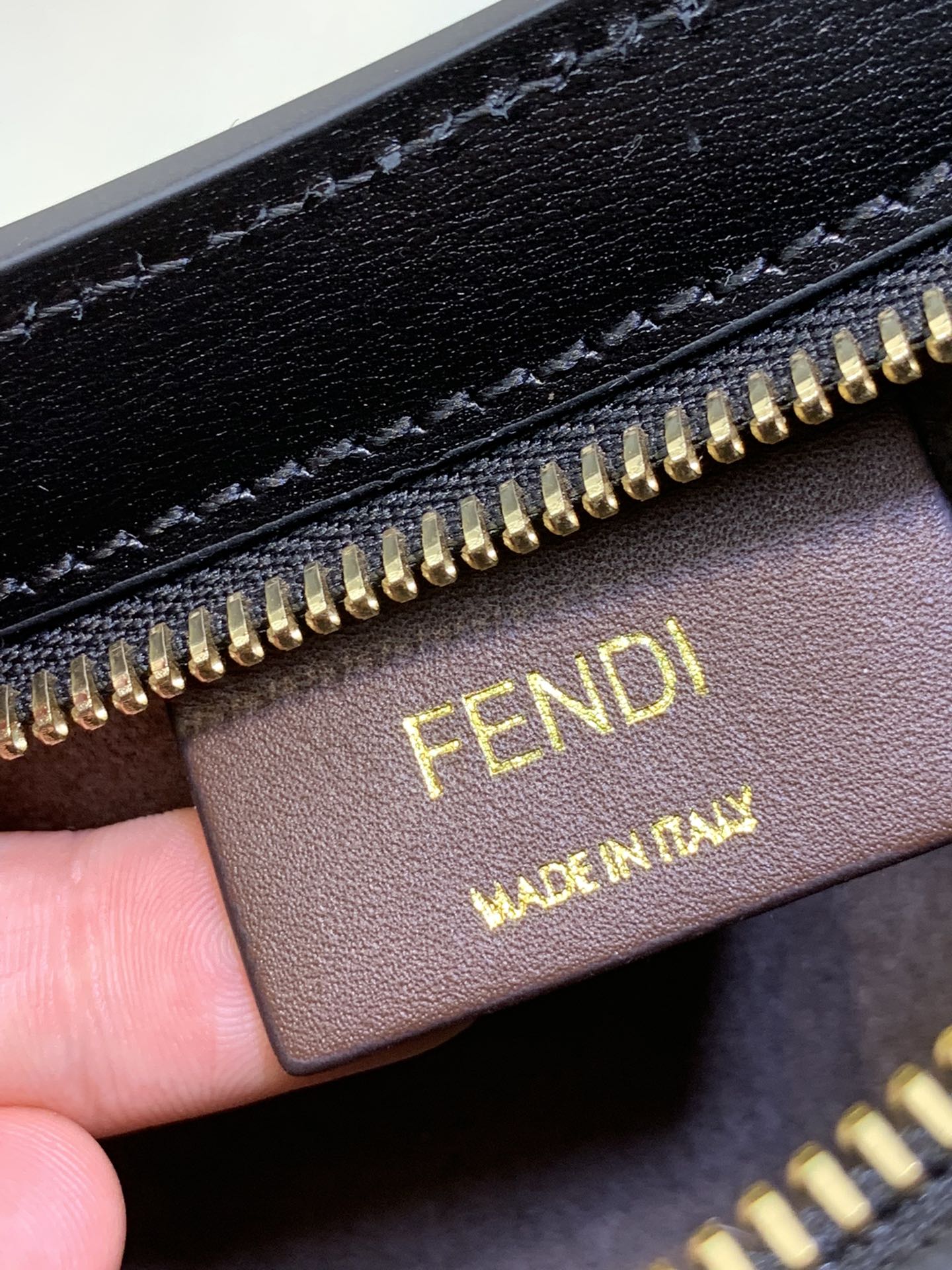 Fendi Fendigraphy Small Black Leather Hobo Bag - Luxury Designer Handbag
