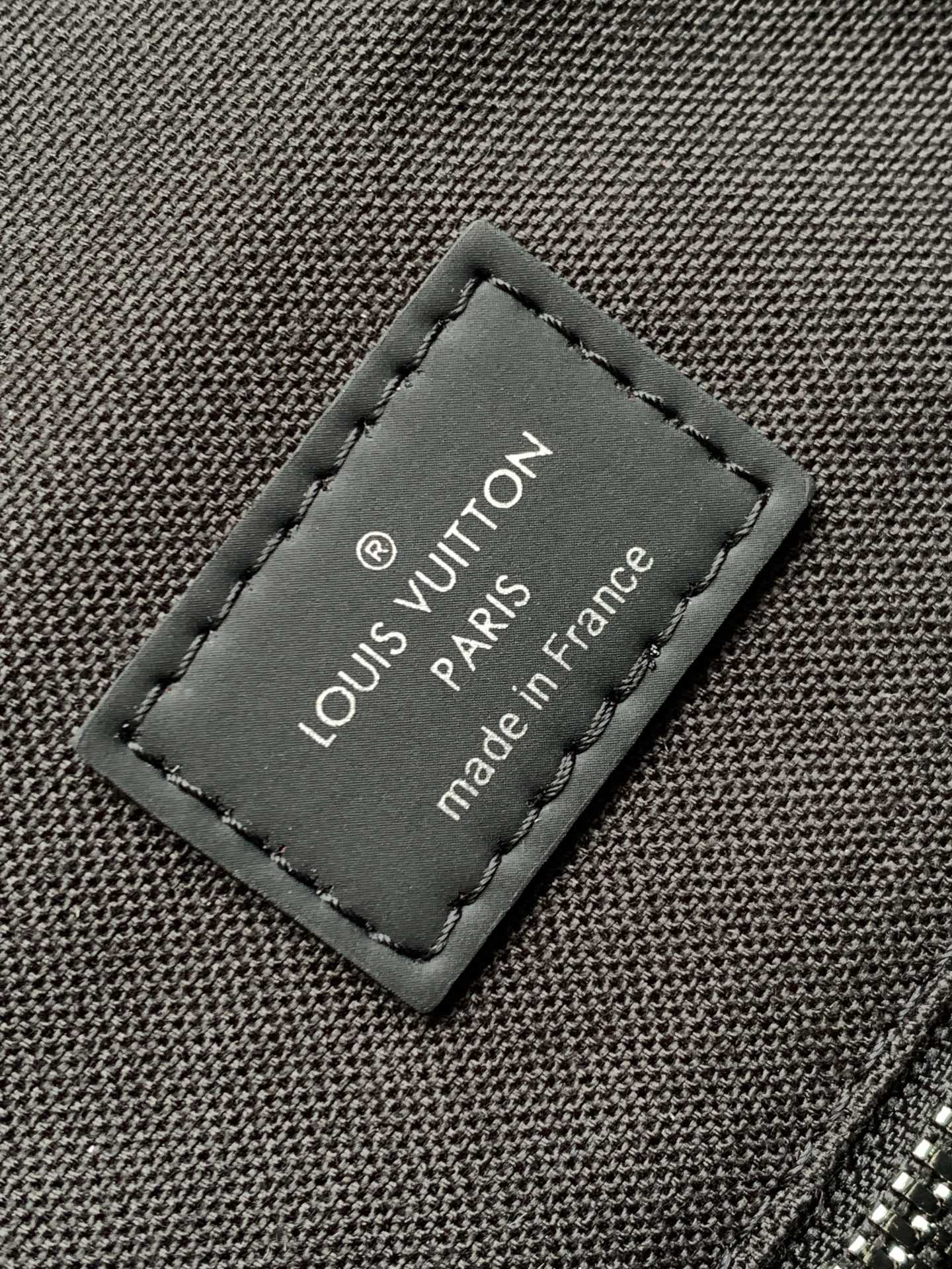Louis Vuitton Classic Brown Monogram Pattern Backpack with Black Leather Straps