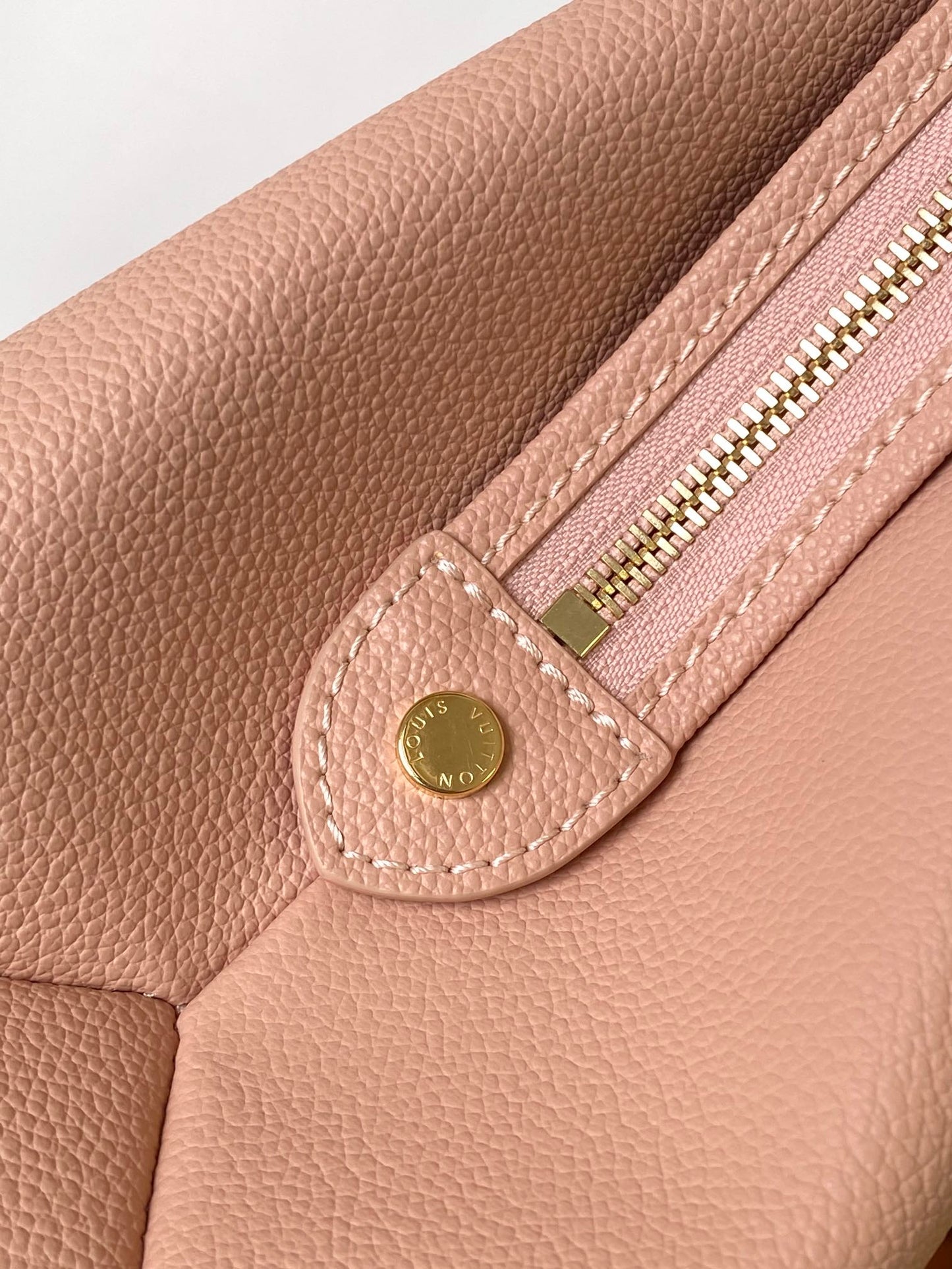 Louis Vuitton Blush Pink Monogram Embossed Leather Top Handle Shoulder Bag