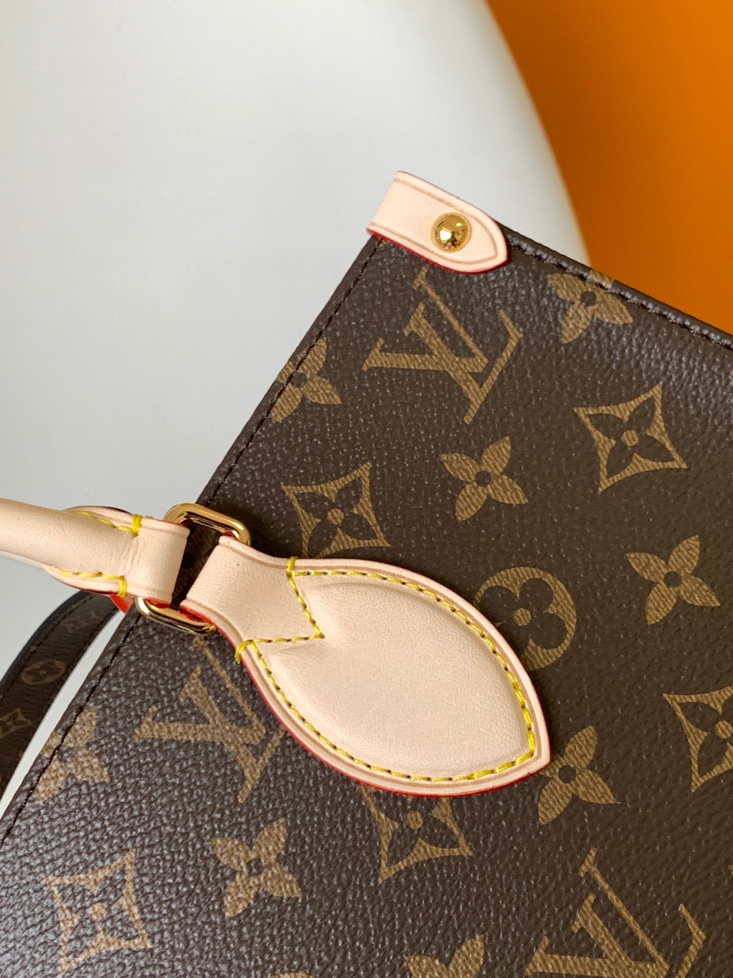 Louis Vuitton Classic Brown Monogram Canvas Square Tote Bag with Shoulder Strap