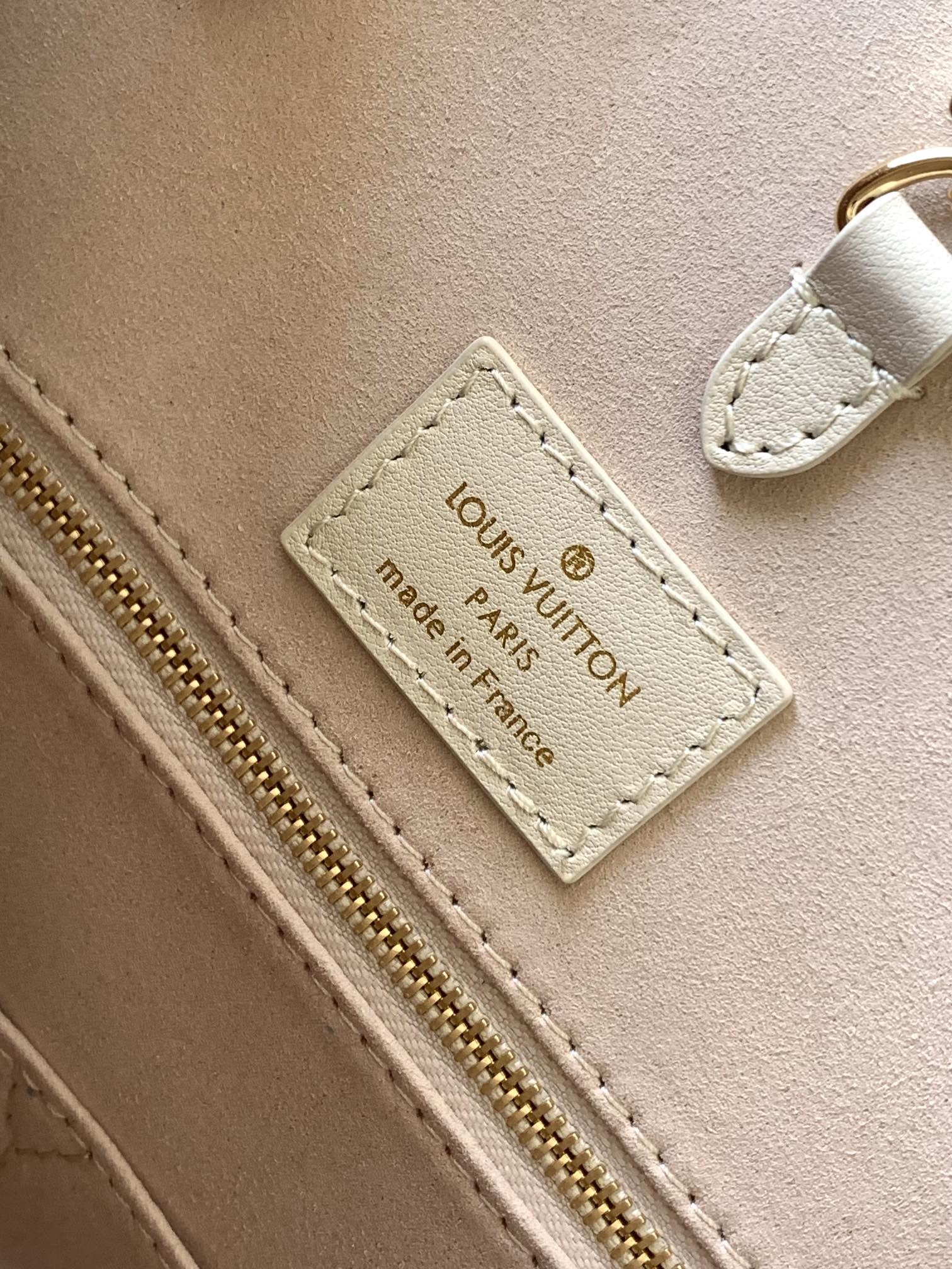 Louis Vuitton Large Beige and Pink Floral Monogram Pattern Luxury Tote Bag