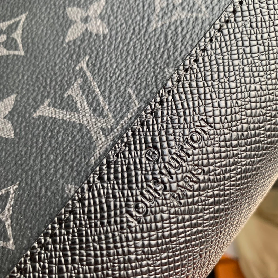 Louis Vuitton Dark Grey Monogram Sling Crossbody Bag with Detachable Pouch