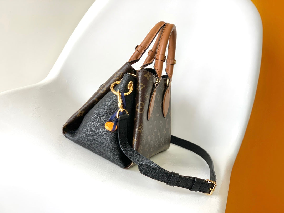 Louis Vuitton Vavin PM Monogram Canvas &amp; Leather Handbag - Brown/Black