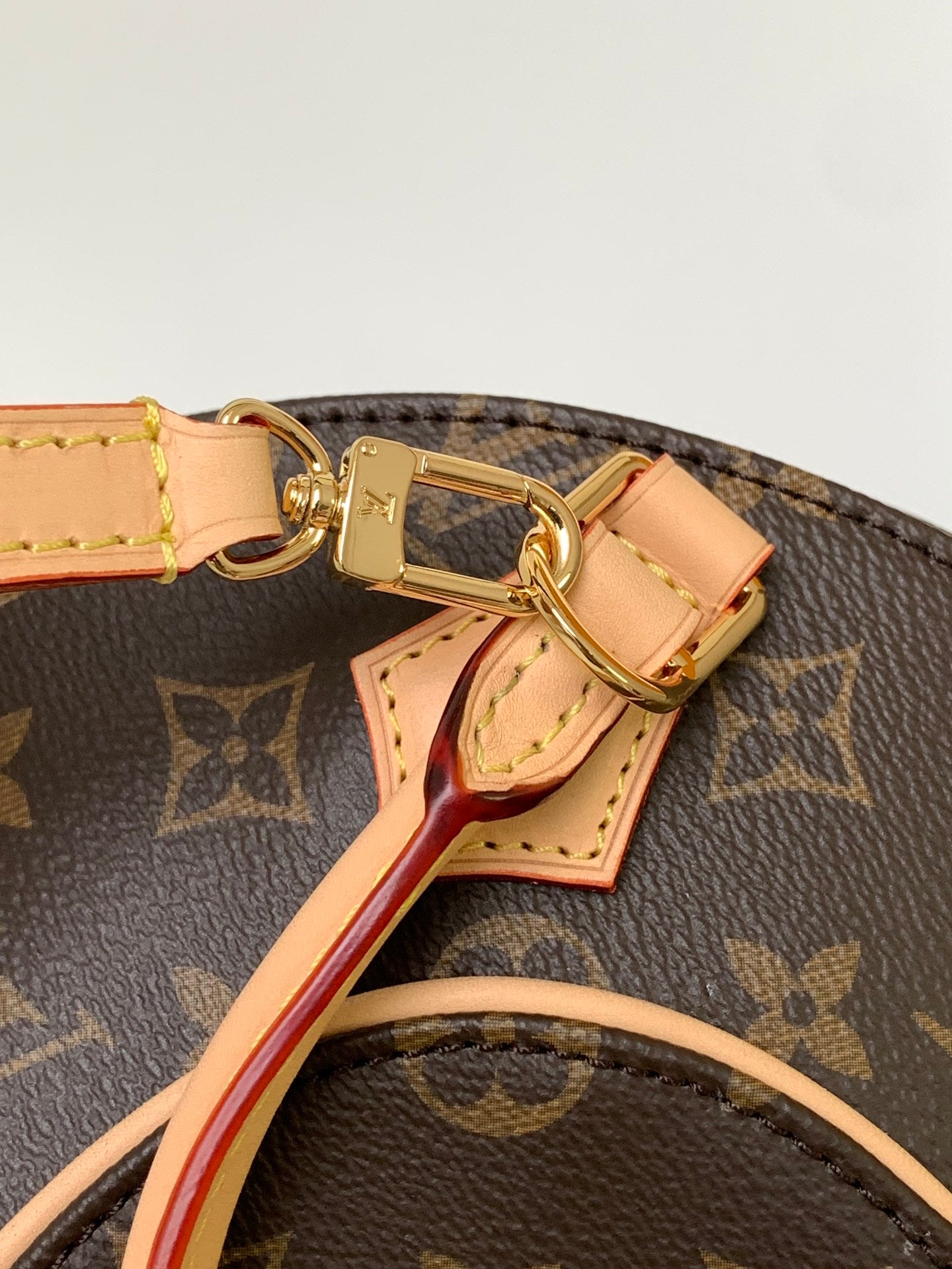 Louis Vuitton Vintage Monogram Canvas Curved Top Handle Dome Handbag