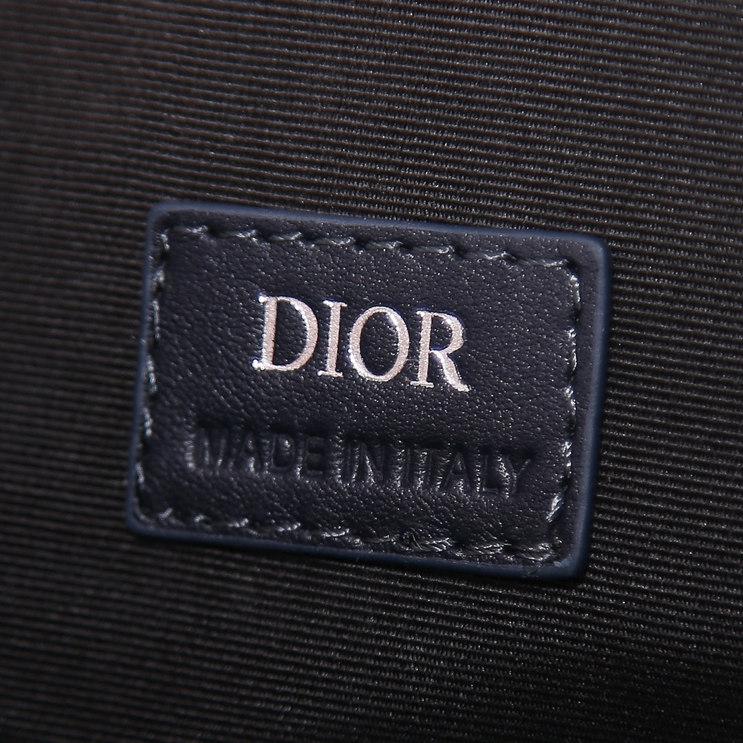 Dior CD Diamond Lingot Messenger Bag - Dior Grey Canvas Crossbody