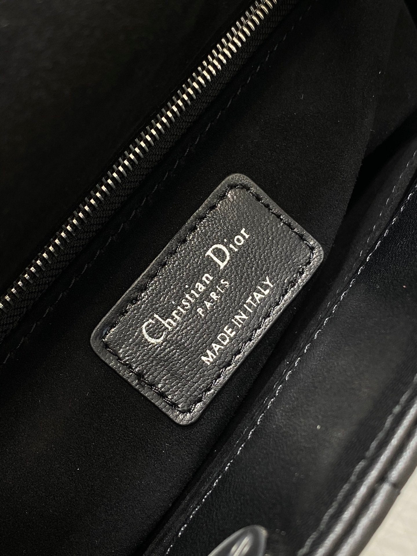 Mini Lady Dior Bag in Black Cannage Lambskin with Silver-Tone Hardware