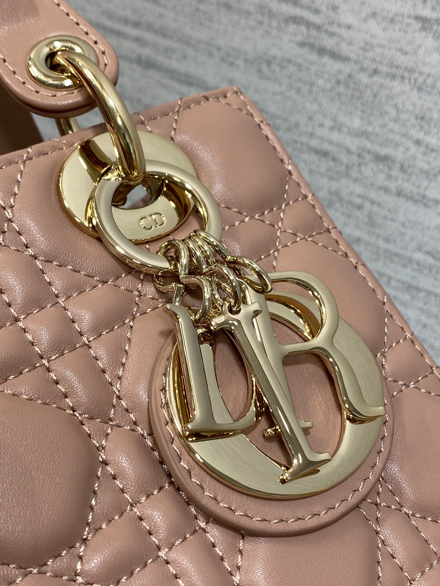 Lady Dior My ABC Dior Small Bag - Blush Pink Cannage Lambskin