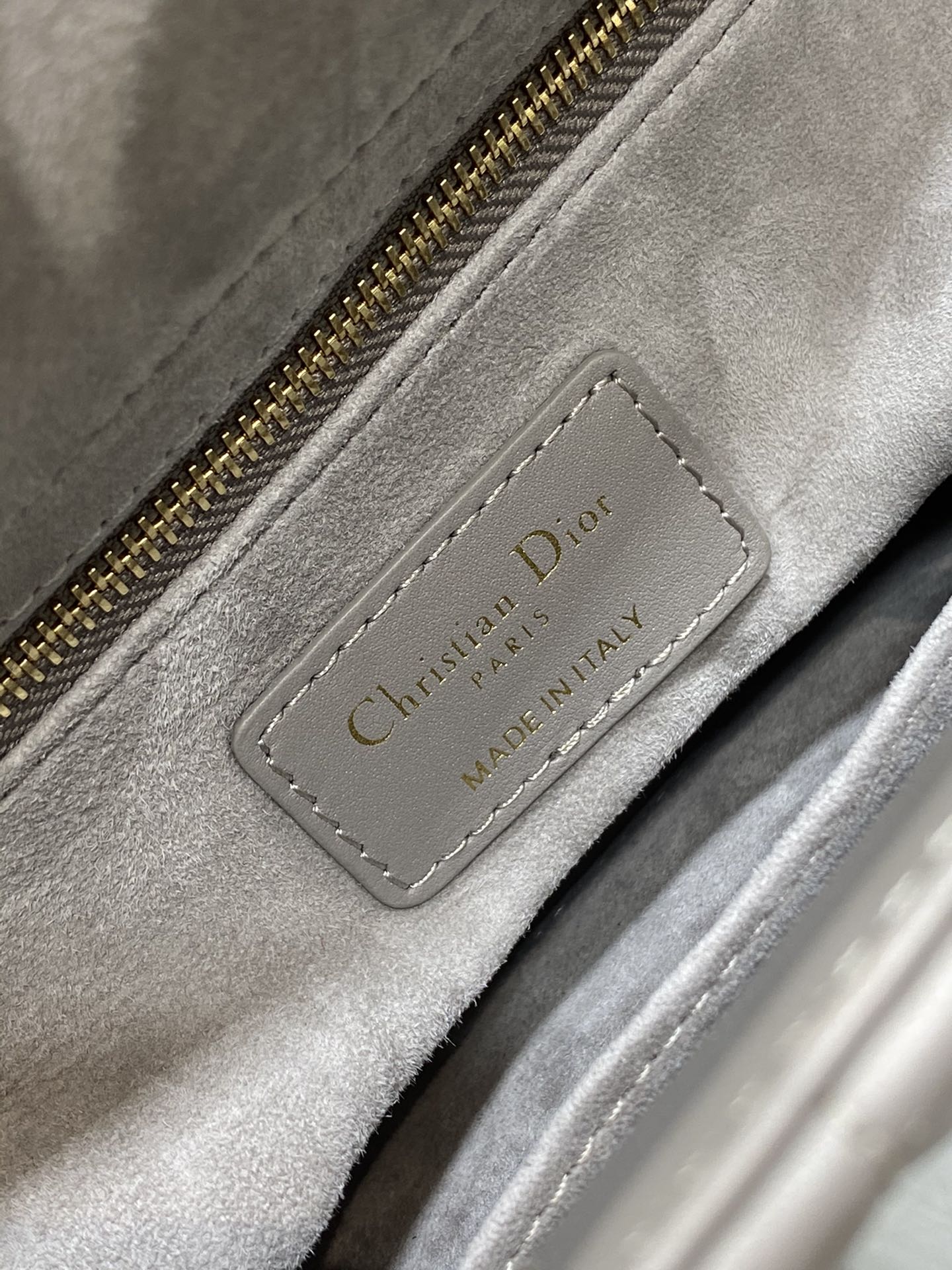 Christian Dior Small My ABCDior Lady Dior Bag - Grey Cannage Lambskin