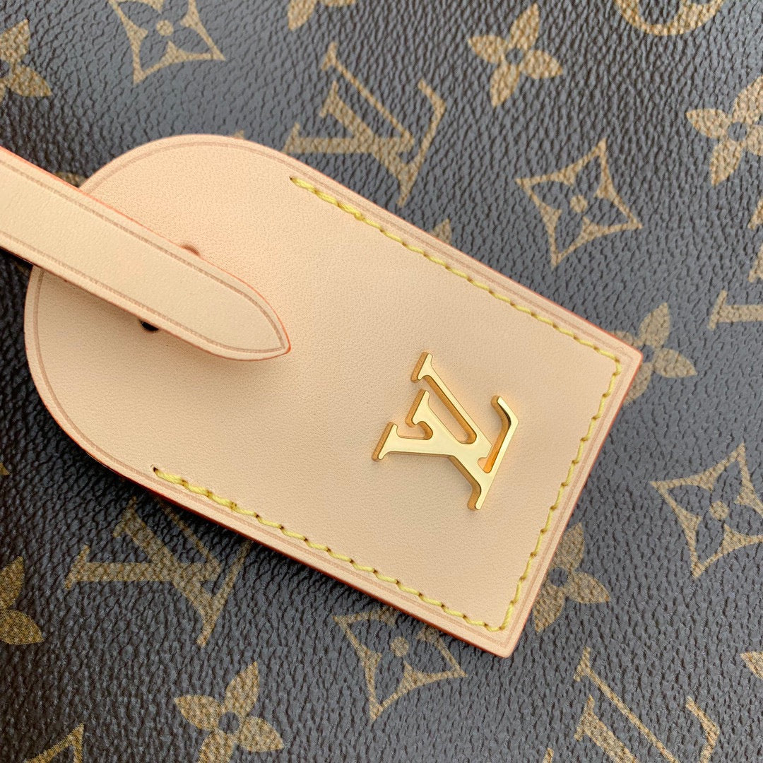 Louis Vuitton Brown Monogram Asymmetric Canvas Triangle Hobo Bag