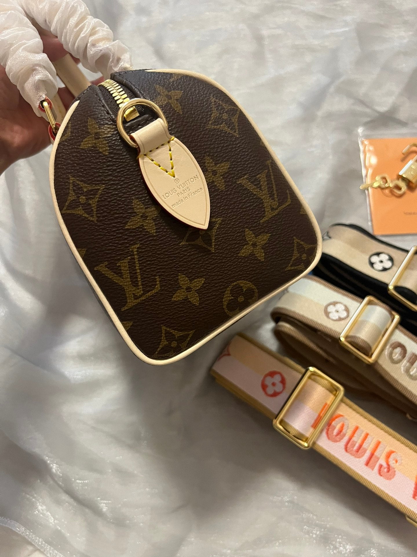 Louis Vuitton Vintage Monogram Print Mini Top Handle Crossbody Handbag