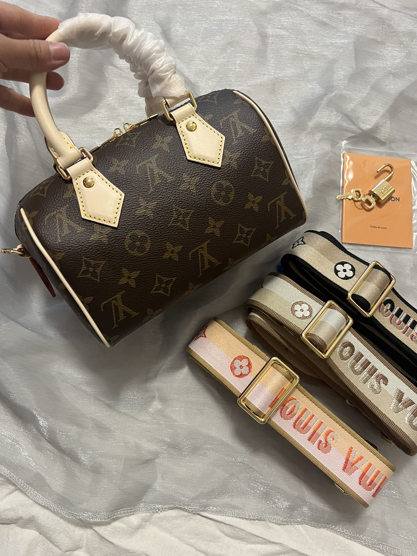 Louis Vuitton Vintage Monogram Print Mini Top Handle Crossbody Handbag