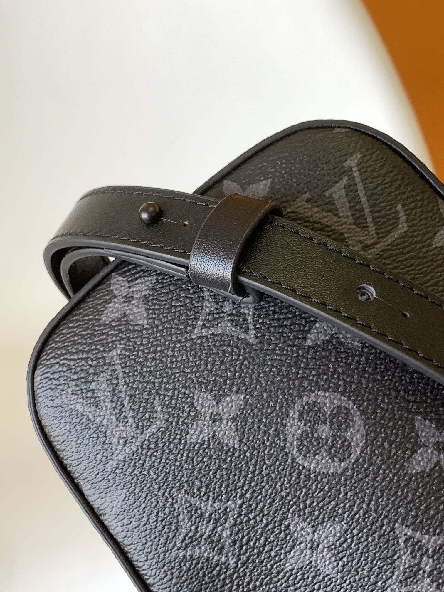 Louis Vuitton Charcoal Monogram Mini Vertical Crossbody Messenger Bag
