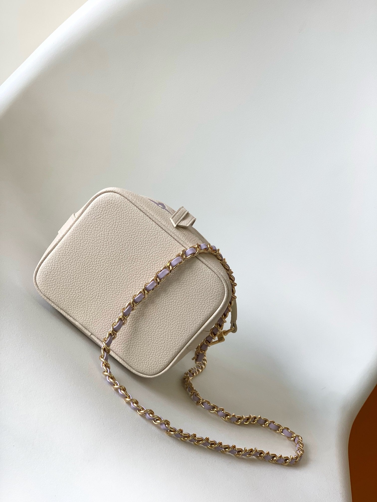 Louis Vuitton Nano Noé Bicolor Monogram Bucket Bag - White &amp; Purple