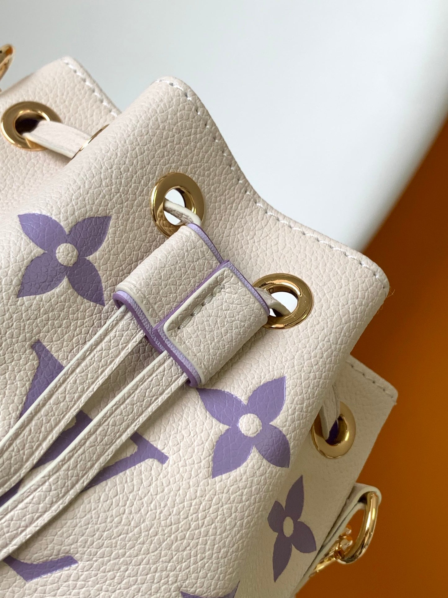 Louis Vuitton Nano Noé Bicolor Monogram Bucket Bag - White &amp; Purple