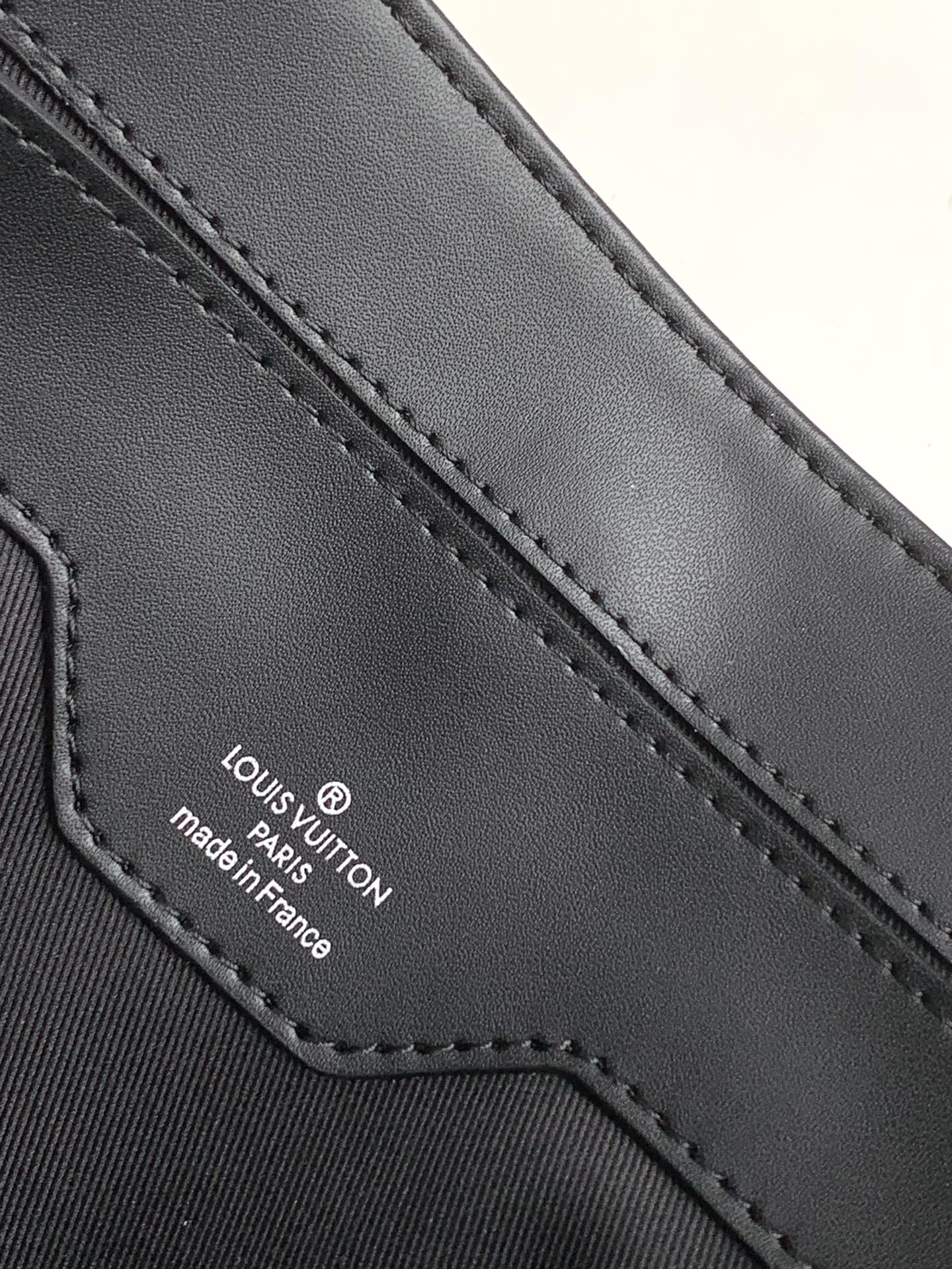 Louis Vuitton Structured Black Monogram Pattern Tote Bag with Top Handles