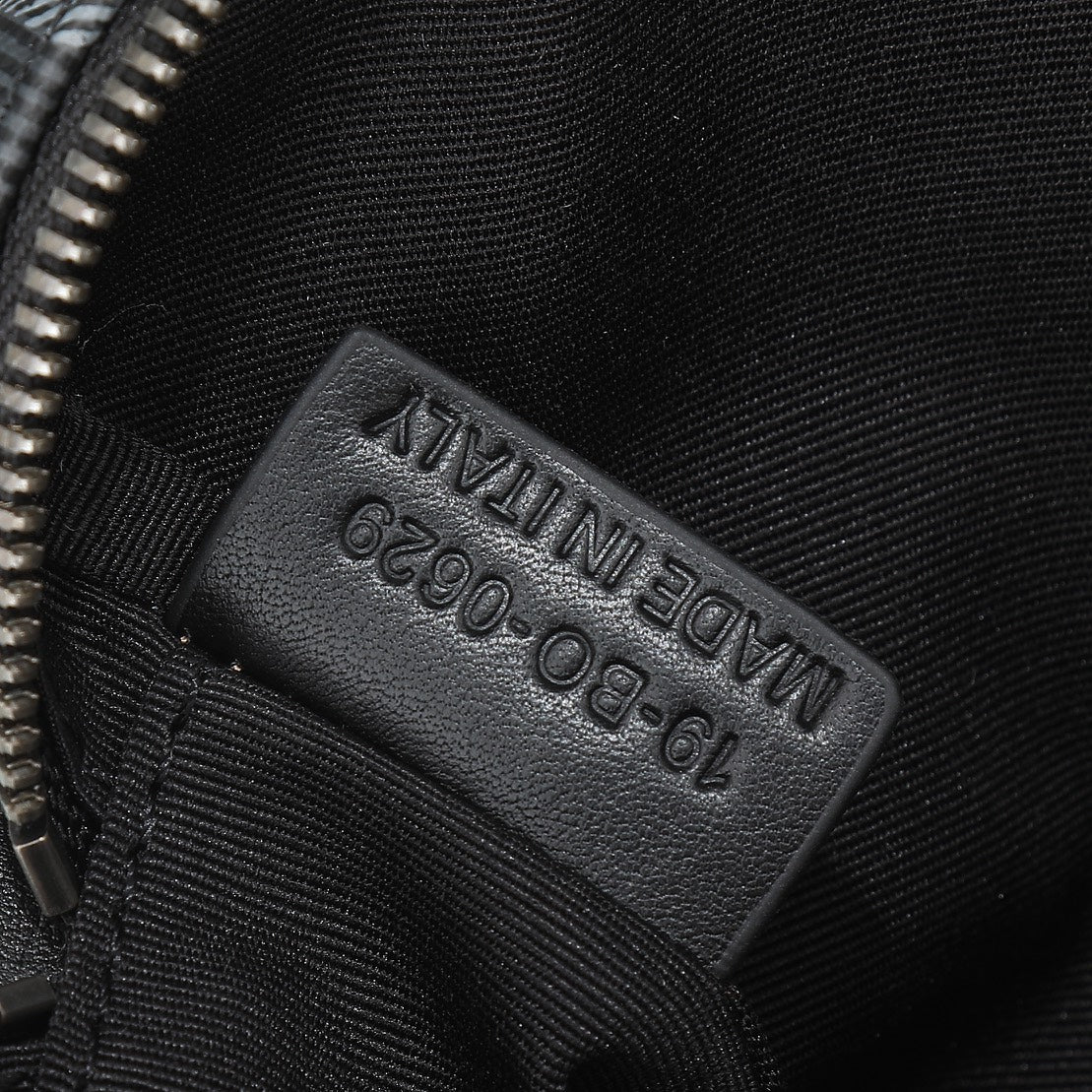 Dior Black Geometric Diamond Pattern Crossbody Shoulder Bag
