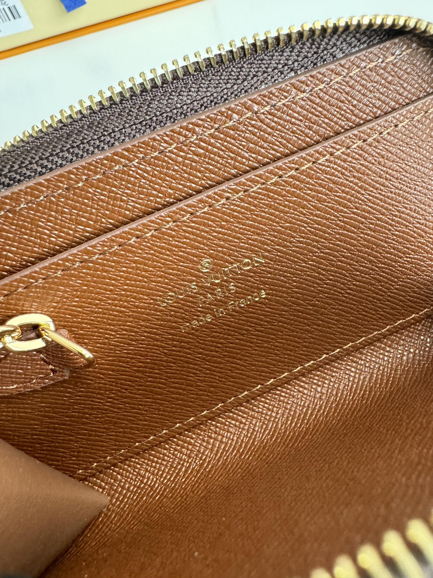 Louis Vuitton Classic Brown Patterned Canvas Key Pouch and Coin Purse