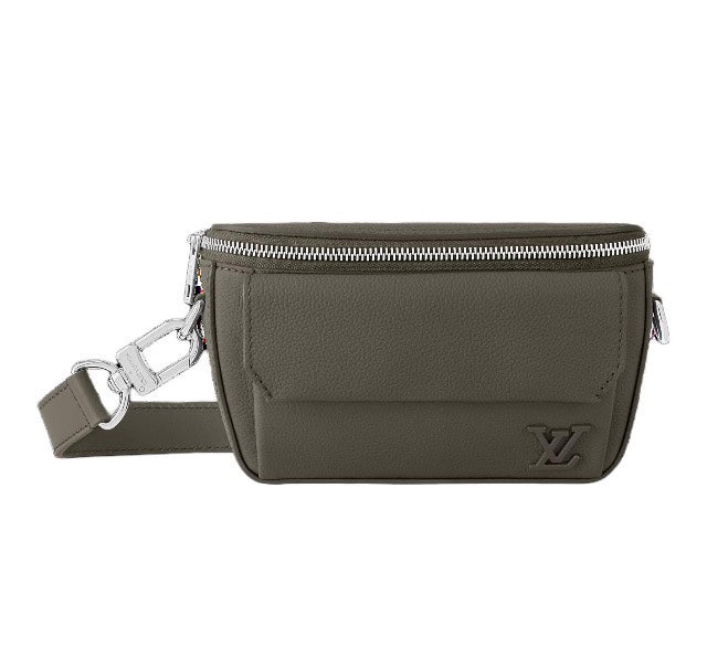 Louis Vuitton Minimalist Olive Green Belt Bag Unisex Crossbody Fanny Pack