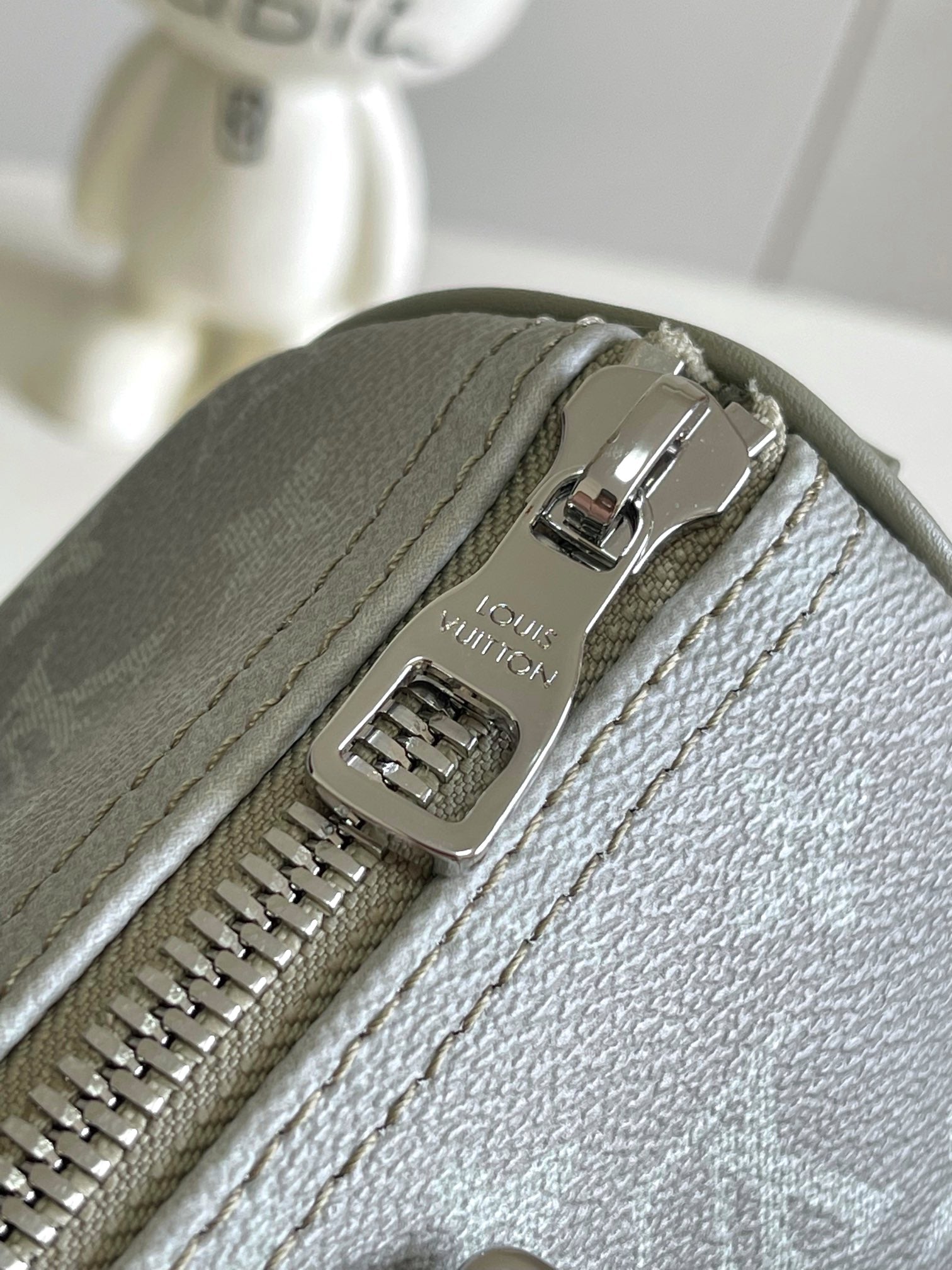 Louis Vuitton Sage Green Gradient Monogram Canvas Mini Duffle Crossbody Bag