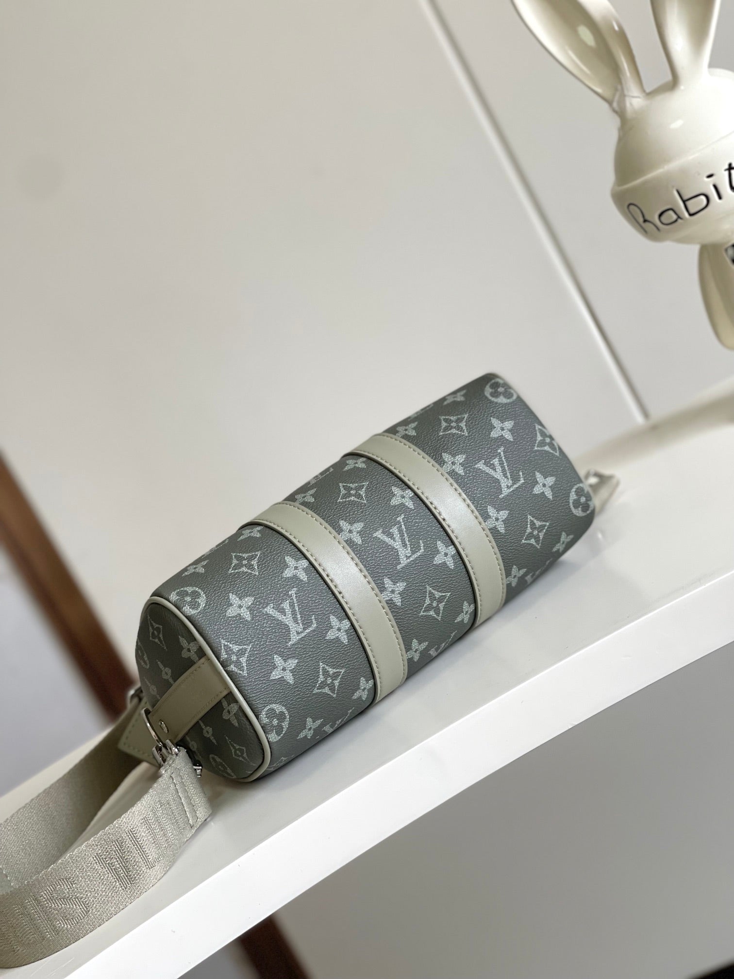 Louis Vuitton Sage Green Gradient Monogram Canvas Mini Duffle Crossbody Bag