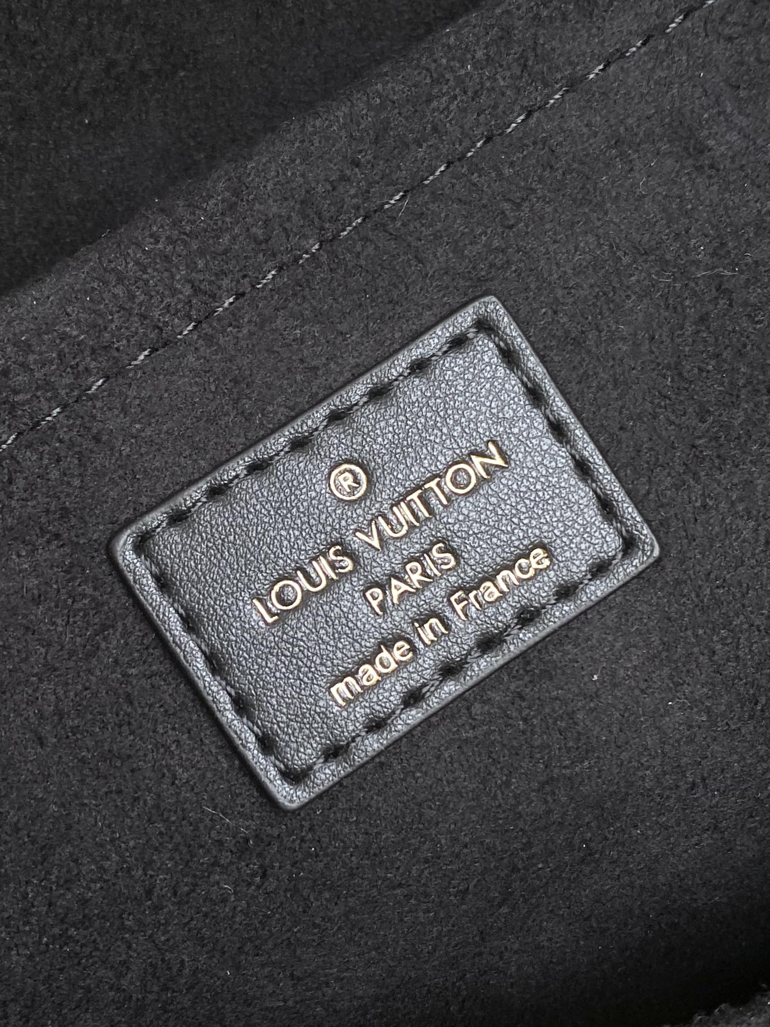 Louis Vuitton Black Embossed Textured Leather Top Handle Tote Handbag