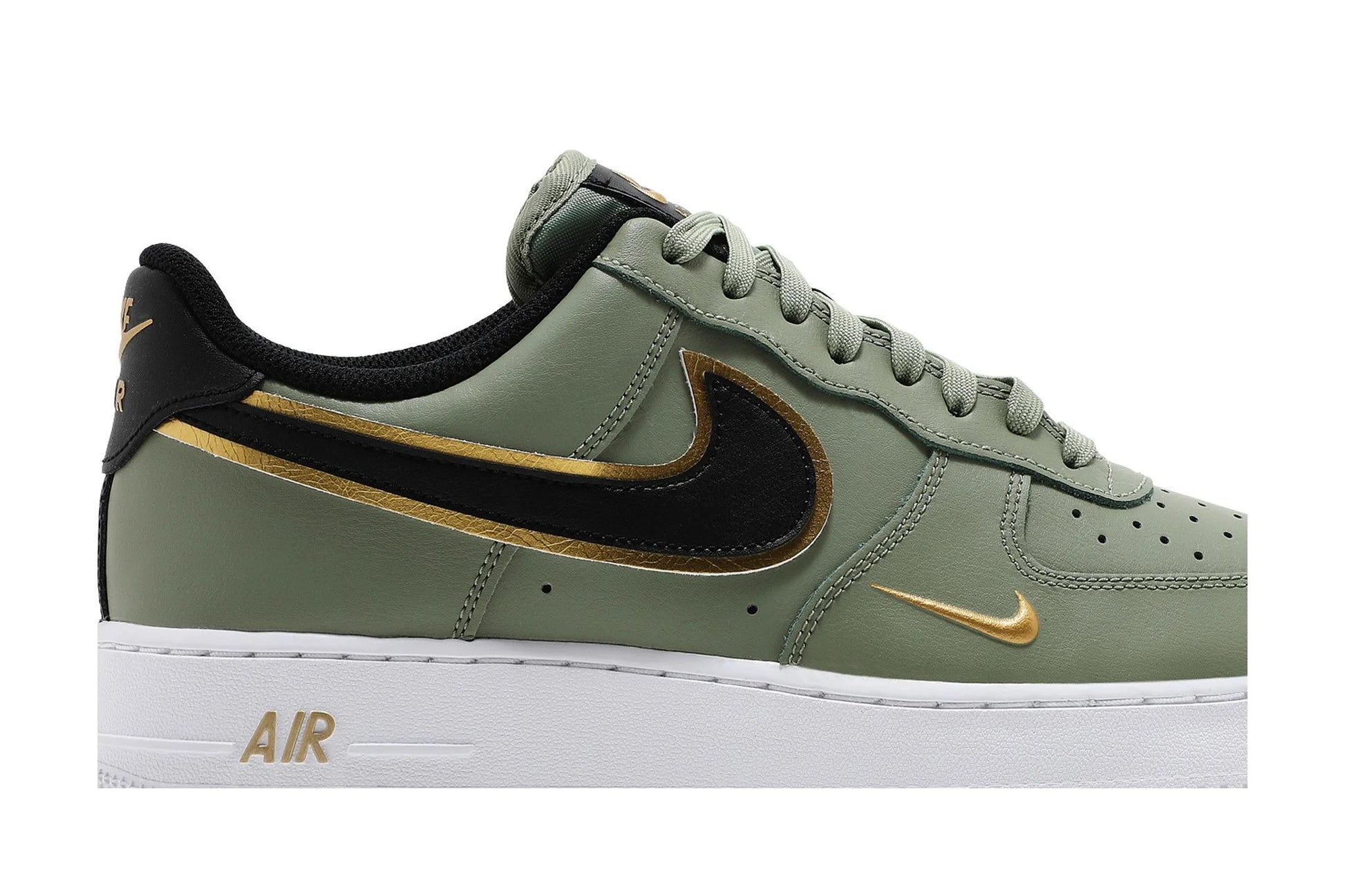 Nike Air Force 1 ’07 LV8 ‘Metallic Swoosh Pack – Oil Green’ DA8481-300