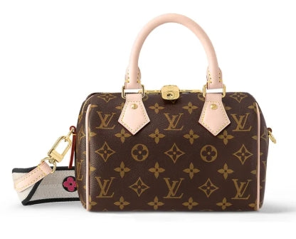 Louis Vuitton Classic Monogram Print Mini Crossbody Duffle Bag with Top Handle