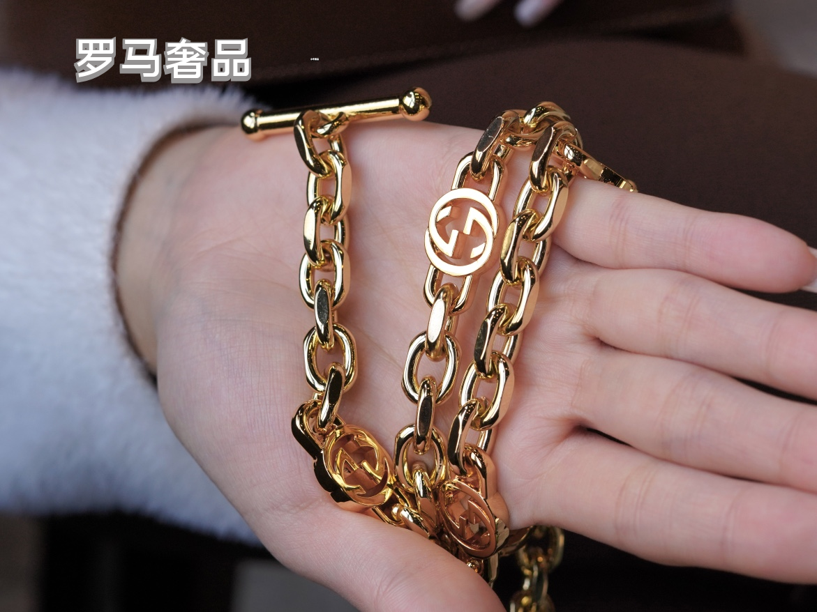 Gucci Vintage Monogram Flap Shoulder Bag with Gold Horsebit Clasp