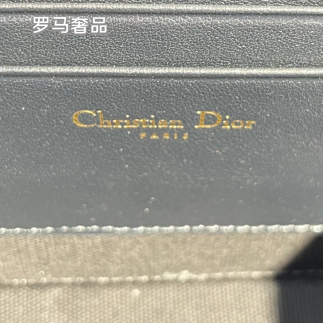 Dior Luxury Quilted Leather Vanity Case Travel Cosmetic Makeup Bag