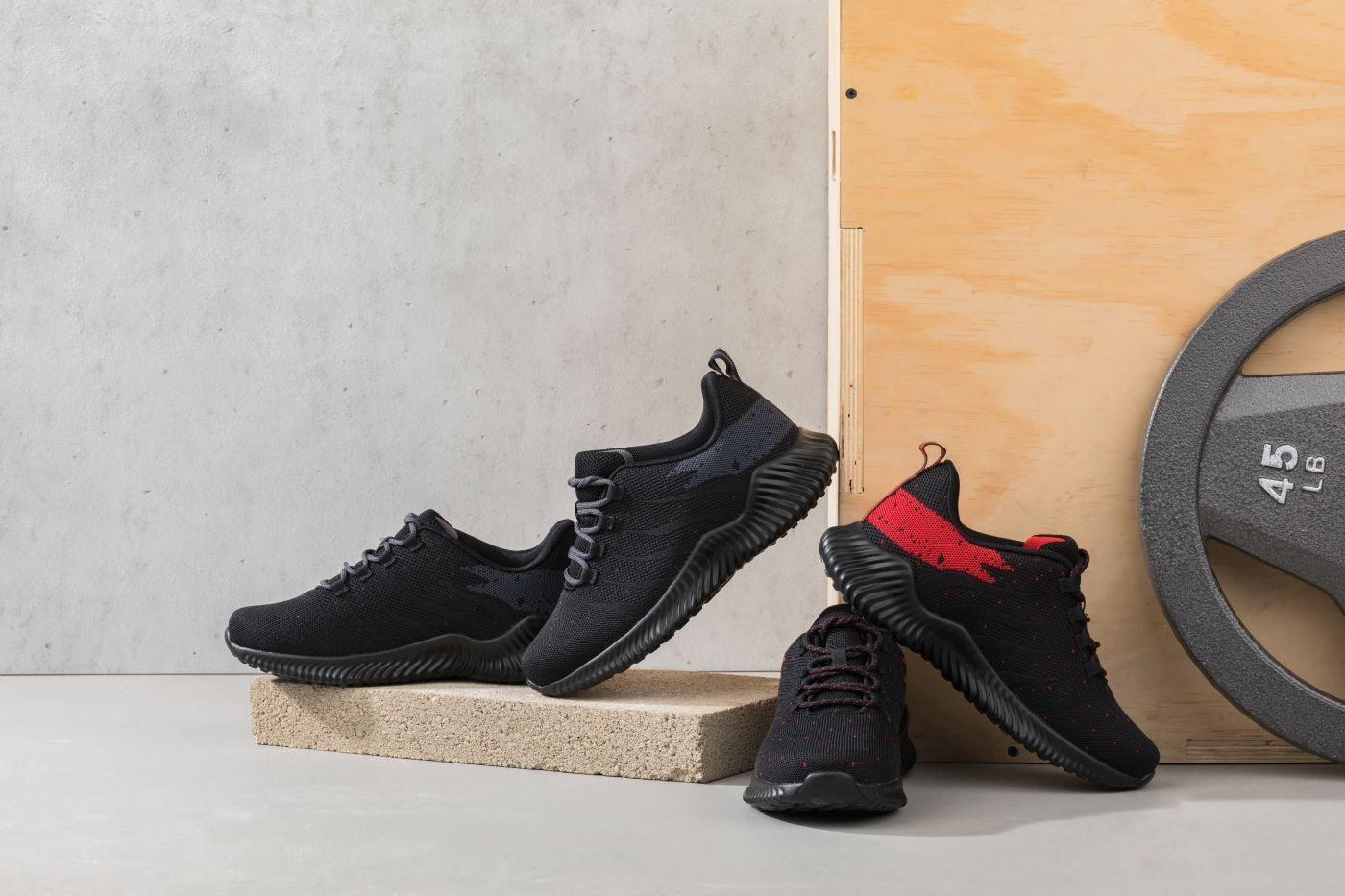 CALTO Q216 Ultra Lightweight Height-Increasing Casual Sneaker - 2.8 Inches Taller - Black Grey - Premium Comfort Design